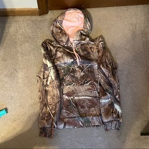 long sleeve camouflage hoodie